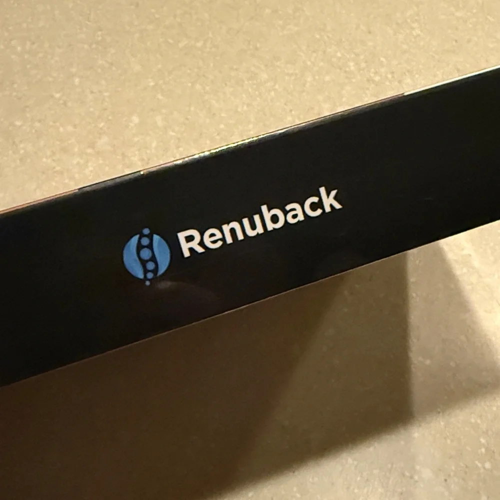 NWT Renuback Back Brace Corrects Your Posture Alleviates Aches & Pains New n Box